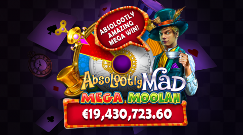 Jackpot Mega Moolah: €19.430.723,60 untuk Mega Moolah yang Benar-benar Gila